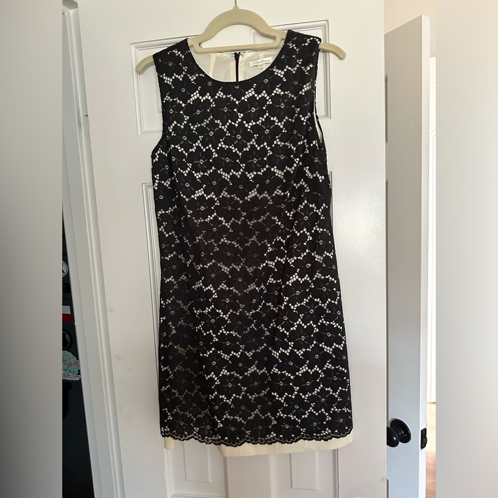 shoshanna Black and White Lace Dress